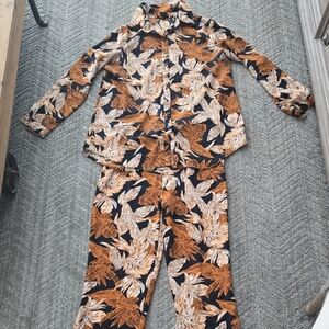 Floral Print Women's Matching Set